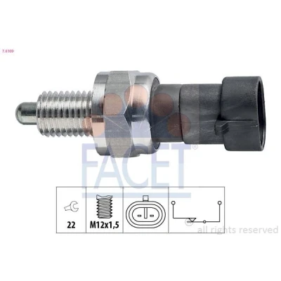 Immagine di FACET 7.6109 Interruttore, Luce di retromarcia Made in Italy OE Equivalent