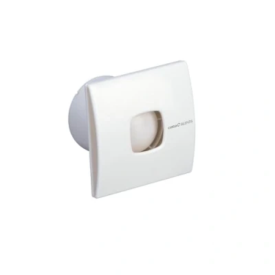 Immagine di Cata Silentis LN 10 con Frontale Rimovibile senza Viti Protezione Termica Livello Sonoro Minimo di 30 db e Portata massima 90 m3/h Larghezza 14 cm Potenza 12 W Colore Bianco