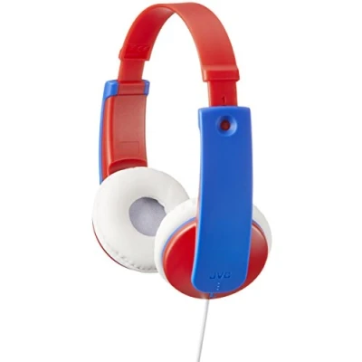 Immagine di JVC Tiny Phones Cuffie stereo per bambini, con limitatore di volume, colore: Rosso