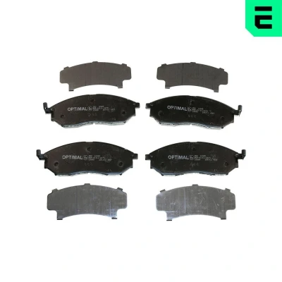Immagine di OPTIMAL BP 12345 Kit pastiglie freno Assale anteriore con segnalatore acustico usura NISSAN: Qashqai / Qashqai+2 I, NP300 Navara Pick up, Murano II