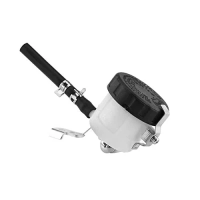 Immagine di Qiilu Moto Freno Tazza di Olio Serbatoio Anteriore Pompa Bottiglia del Liquido e dei Freni per SV650 03 09 SV100S 07