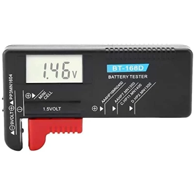Immagine di CAM2 Tester Batteria BT 168D Digitale Per Batterie AA, AAA, C, D, PP3, 9V, 1,5V e a Bottone