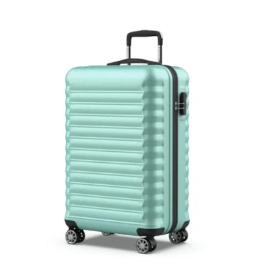 Immagine di NUMADA Valigia Media Upfly 18Kg 24&#039; ABS (63x39,5x26,8cm) con chiusura a combinazione e 4 ruote doppie 360 Resistente Leggera Interni scomparti Verde