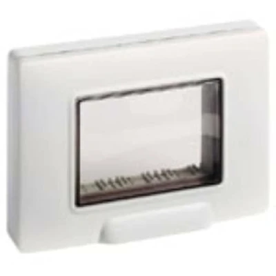 Immagine di VIMAR CALOTTA STAGNA IP55 3 MODULI GRIGIO RAL 7035 EIKON, ARKE PLANA. 14943