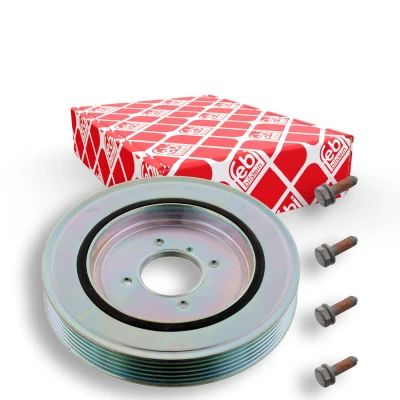 Immagine di febi BILSTEIN 33788 Puleggia albero Motore 6PK 153 5 con bulloni/viti, per motore/a gomito Plus PEUGEOT: 206 Hatchback, 306 Hatchback