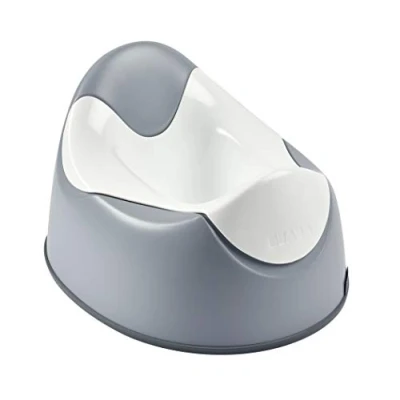 Immagine di BÉABA Vasino di Apprendimento, WC Ergonomico per Bambini, Antiscivolo, Igienico i Neonati, Facile da Pulire e Rippore, Maniglie sulla Tazza Tenersi, Made In France, Grigio
