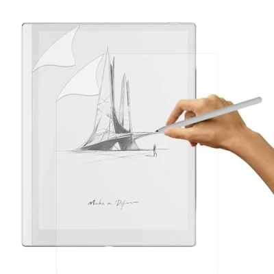 Immagine di SUEEWE [2 Pezzi] Effetto Carta Pellicola per BOOX Go ePaper 10,3&quot; 2024, Feel Like Opaca Paper in PET Disegnare Schizzi Scrittura