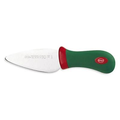 Immagine di Sanelli Premana Professional Coltello Formaggio Pavia, Acciaio Inossidabile, Verde/Rosso, 20.0x3.0x5.5 cm