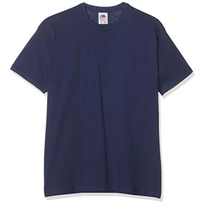 Immagine di Fruit of the Loom Original T. Maglietta, Blu (Navy), 7 8 Anni (Taglia Produttore: 128 cm) Bambini e Ragazzi Bambine Ragazze