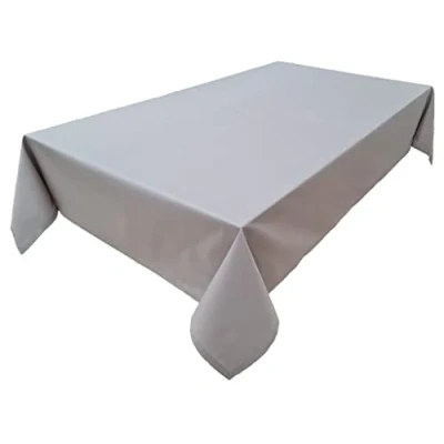 Immagine di Tovaglia di alta qualità in 100% cotone, collezione Konzept, colore e dimensioni a scelta (tovaglia 100 x cm, grigio chiaro)
