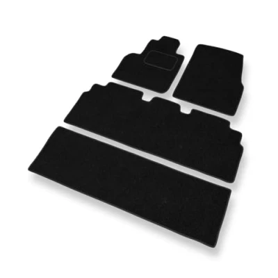 Immagine di Mossa Tappetini auto in feltro compatibili con Renault Espace IV (2002 2014) tappeti nero 1