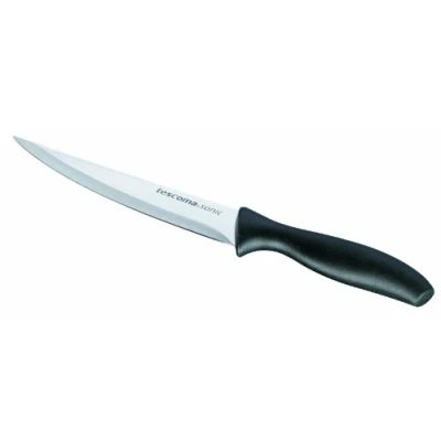 Immagine di Tescoma 862008 Sonic Coltello Multiuso Lama Liscia, Acciaio Inossidabile, Nero, 12 cm, 1 Pezzo