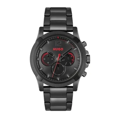 Immagine di HUGO Impress FOR HIM Cronografo schwarz schwarz, Uomo, Taglia: One Size,
