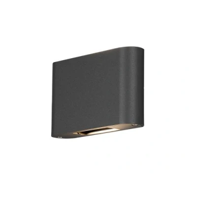 Immagine di Konstsmide Chieri 7854 370 Lampada da parete per esterni a LED ERP: G (A G) (monocolore) 12 W Antracite