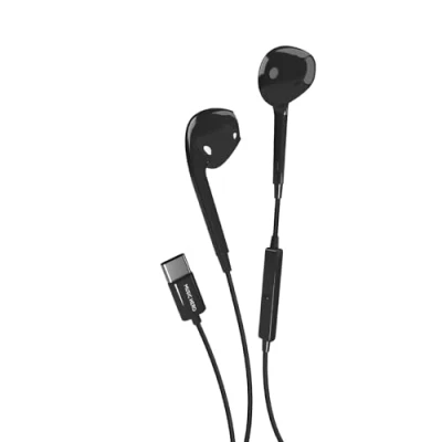 Immagine di Music Hero auricolari a filo USB C, cuffiette comandi integrati, microfono, semi in ear, nero