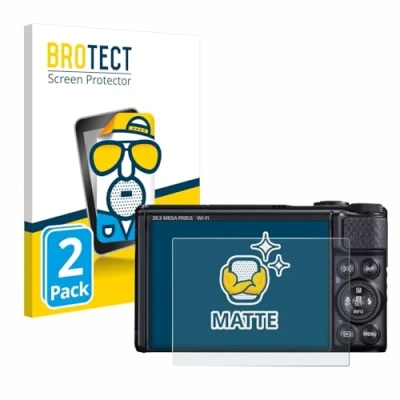 Immagine di brotect Pellicola Protettiva Opaca per Canon PowerShot SX740 HS Anti Riflesso (2 Pezzi)