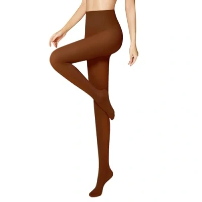 Immagine di Libella Donna Collant Calze Microfibra 80 Den marrone 27227 L