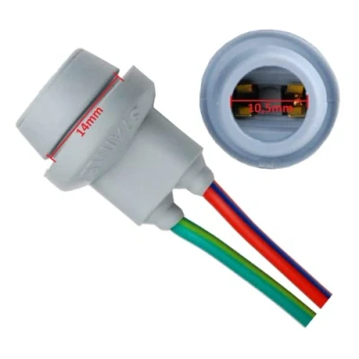Immagine di L&amp;P 1 attacco T10 in gomma per lampadine W5W, W2, 1X9, 5D, B585