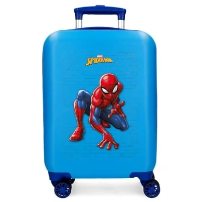 Immagine di Disney Valigia per bambini rigida Chiusura a combinazione Laterale 4 ruote Bagagli Mano è realizzato in ABS, un materiale rigido e leggero., Vigilant, cabina
