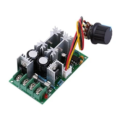 Immagine di 20A DC10 60V PWM Regolatore di Velocità del Motore Interruttore Controller Modulo Driver ad Alta Potenza Speed Board Regolabile
