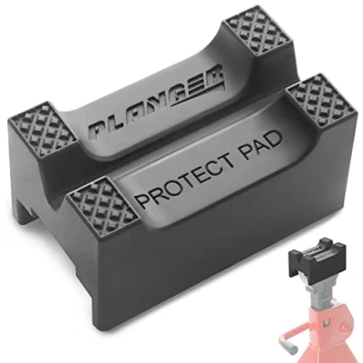Immagine di PLANGER® Protect Pad 1 x Tampone in Gomma per Cavalletti di Sostegno Veicoli Antiscivolo Cavalletto Auto Adattatore Resistente