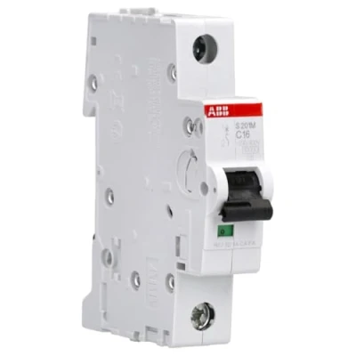 Immagine di Abb S201M C16 Interruttore Automatico 10Ka 1P, White