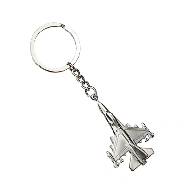 Immagine di ODETOJOY Portachiavi Aereo Modello Giocattolo Souvenir Bambini Metallo Auto Simile F16 Falcon