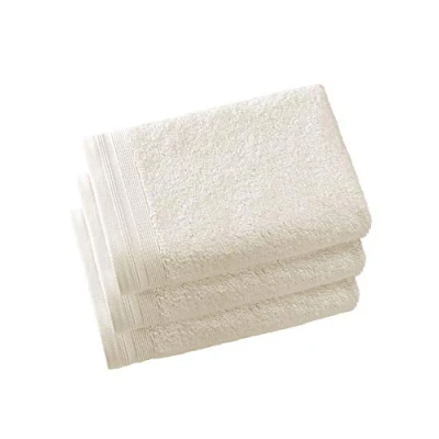 Immagine di De Witte Lietaer Contessa Luxe Set di 3 asciugamani per ospiti, in cotone, 40 x 60 cm, colore: Vaniglia