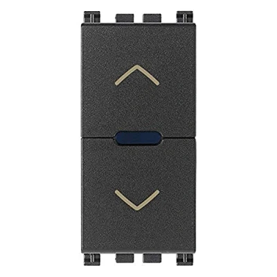 Immagine di Vimar 19196 Arké Commutatore elettronico centralizzabile Quid per tapparella cosφ 0,6 2 A 220 240 V 50/60 Hz, memorizzazione di posizione