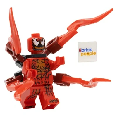 Immagine di LEGO Superheroes: Carnage Minifigure with Appendages and Red Cape
