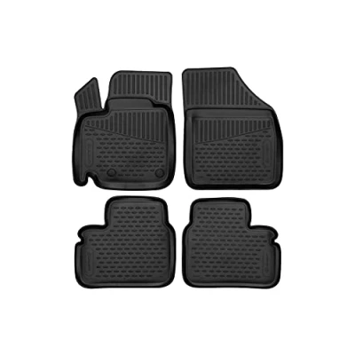 Immagine di Element tappetini in gomma 3D premium su misura adatti per SUZUKI Ignis, Mk 3 (III), 2016 &gt;, Hatchback 5 porte, 4 pezzi.