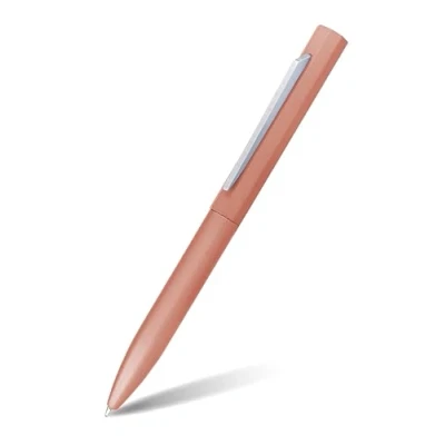 Immagine di Online Penna a sfera OCTOPEN I in metallo di alta qualità oro rosa, mina sostituibile, inchiostro blu, resistente ai documenti, idea regalo