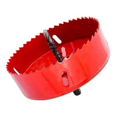 Immagine di Hole Saw Drill Bit HSS Cutter with Arbor for Wood and Metal LAIWEI (4 29/32&quot;(125mm))