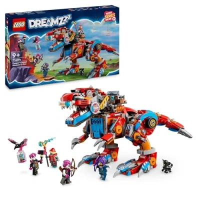 Immagine di LEGO DREAMZzz 71484 Dinosauro Robot C Rex di Cooper, Action Figur...