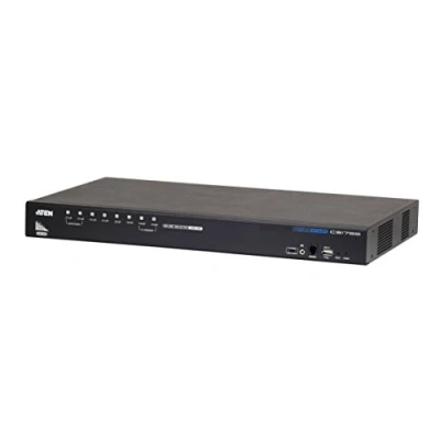 Immagine di ATEN Desktop KVM 8 Port USB HDMI Switch with PERIP CS1798, 1920 X 1200 PIXELES, USB, HDMI, Negro, 1U