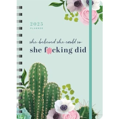 Immagine di 2025 She Believed Could So F*cking Did Planner: August 2024 December