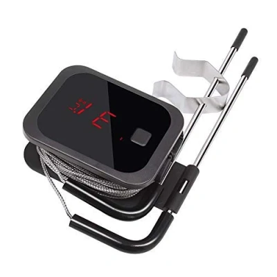 Immagine di INKBIRD IBT 2X Termometro Barbecue Bluetooth e Timer Digitale,Termometro Carne con Sonda di Temperatura per Cucina Grigliate BBQ Fumatore Forno Cottura,2 Sensori