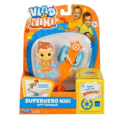Immagine di BANDAI Vlad &amp; Niki Play Action Figure Supereroe Figura articolata con accessori, multicolore, P57552