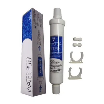 Immagine di Water Filter DD 7098 Filtro acqua esterno per frigoriferi compatibile con Siemens 00750558, Bosch Neff Sostituzione di 00497818 e Daewoo 3019974800, 3019974100 (Set 4)