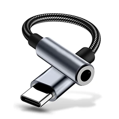 Immagine di Adattatore USB C a Jack per Cuffie 3.5 mm,Adattatore Type Connettore Jack,USB dongle audio Aux compatibile Galaxy S21 S21+Note20 S20 Ultra,Huawei P40/P30 Pro/Mate 20/30,Xiaomi9/8