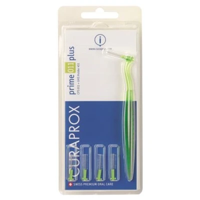 Immagine di CURAPROX CPS 451 SET VERDE CHIARO PRIME PLUS 011 5 SCOVOLINI + 1 SUPPORTO UHS