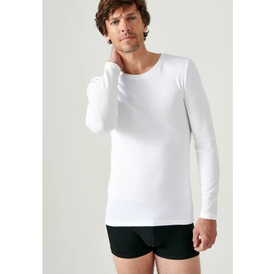 Immagine di Damart Double FACE Manches Longues Maglietta intima, Uomo, Taglia: Large, Blanc