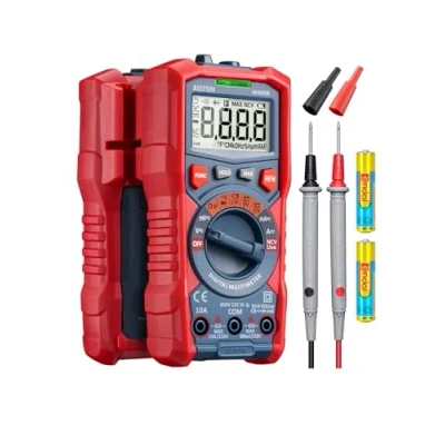 Immagine di Multimetro Digitale Professionale Automatico AstroAI Tester Portatile TRMS 4000 Conta NCV Tensione Corrente CC CA Continuità Resistenza Diodo Capacità,Test Live Batteria Voltmetro Ohm Amp