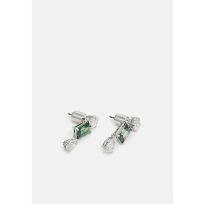 Immagine di Swarovski Mesmera Pierced Earrings Short Dangling TRIO Orecchini, Donna, Taglia: One Size, Green