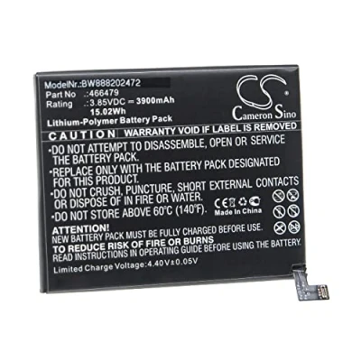 Immagine di vhbw batteria compatibile con Wiko View 3 Lite smartphone cellulare (3900mAh, 3,85V, Li Poly)