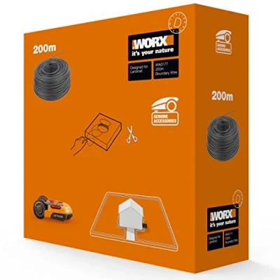 Immagine di WORX WA0177 Filo perimetrale, lunghezza 200 mt. per Robot rasaerba Landroid,colore nero
