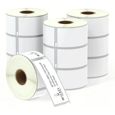Immagine di BETCKEY 10 Rotoli 99012 Etichette Autoadesive Compatibile con DYMO S0722400, 36mm x 89mm, 2600 per Indirizzi Grandi Utilizzo LabelWriter 450 &amp; 4XL