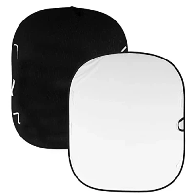 Immagine di Manfrotto LL LC5621 Fondale Ripiegabile, Nero/Bianco
