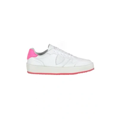 Immagine di Sneaker Philippe Model Modello Nice Bianca E Fucsia, Size: 38