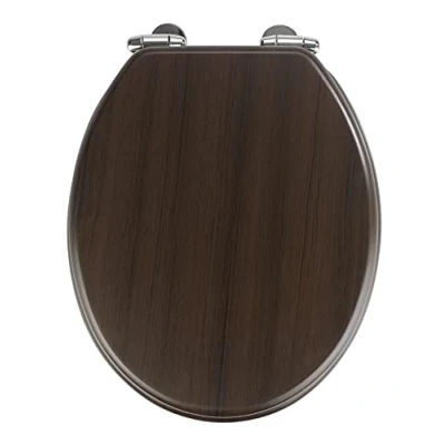Immagine di Wenko Sedile WC Wenge Chiusura Ammortizzata Marrone Scuro